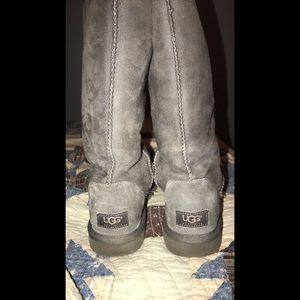 tall gray ugg boots